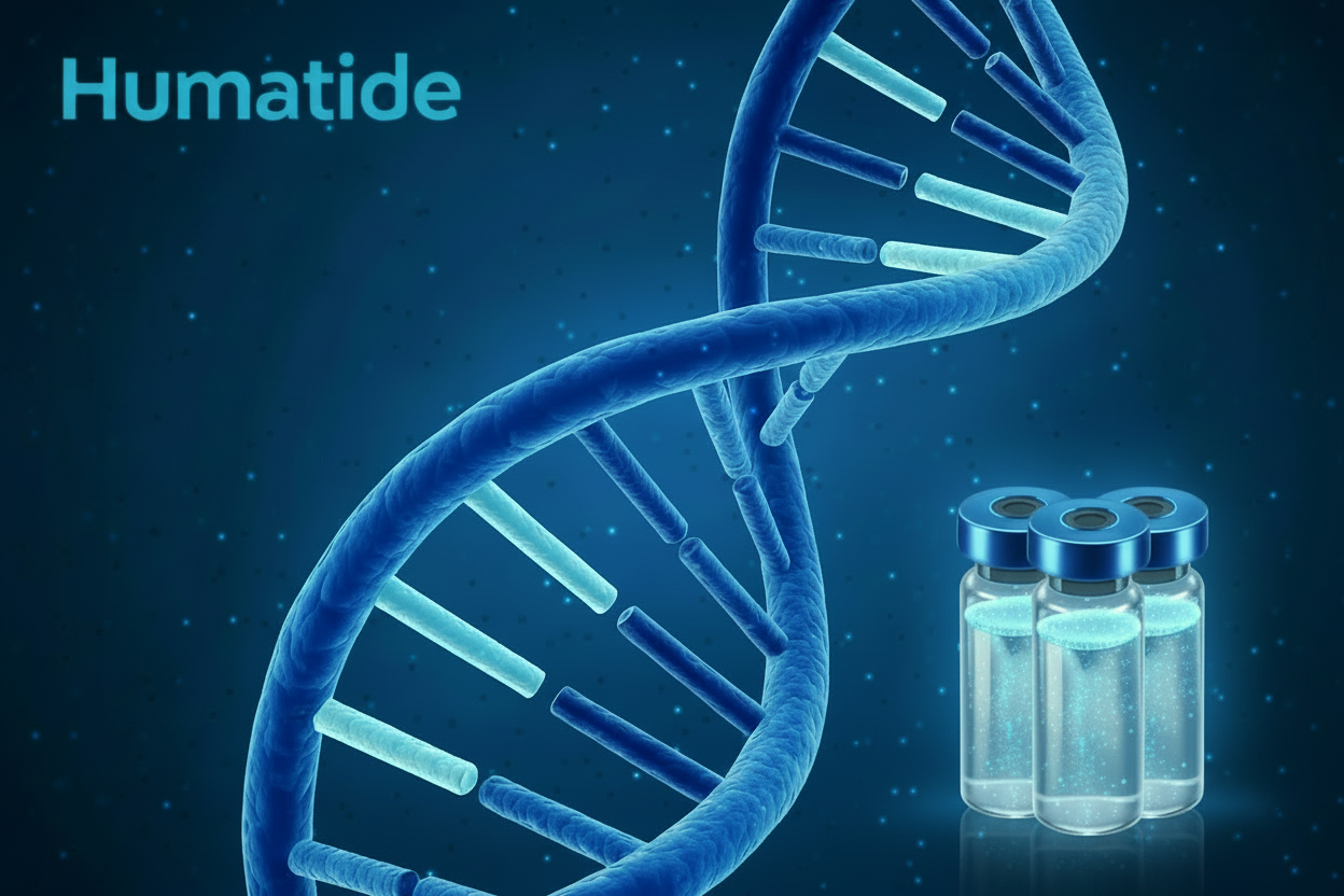 Create an image that shows dna strands in a blue color tone